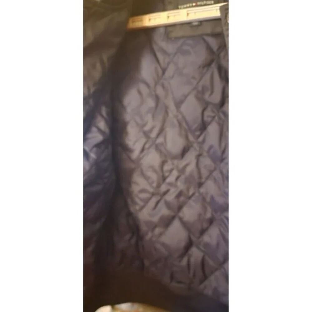 Vintage Tommy Hilfiger Bomber Jacket Sz XS Blue Panther Patch New D30‎ Excellent
